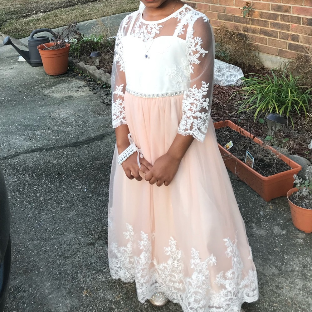 Girls Floor Length Gown